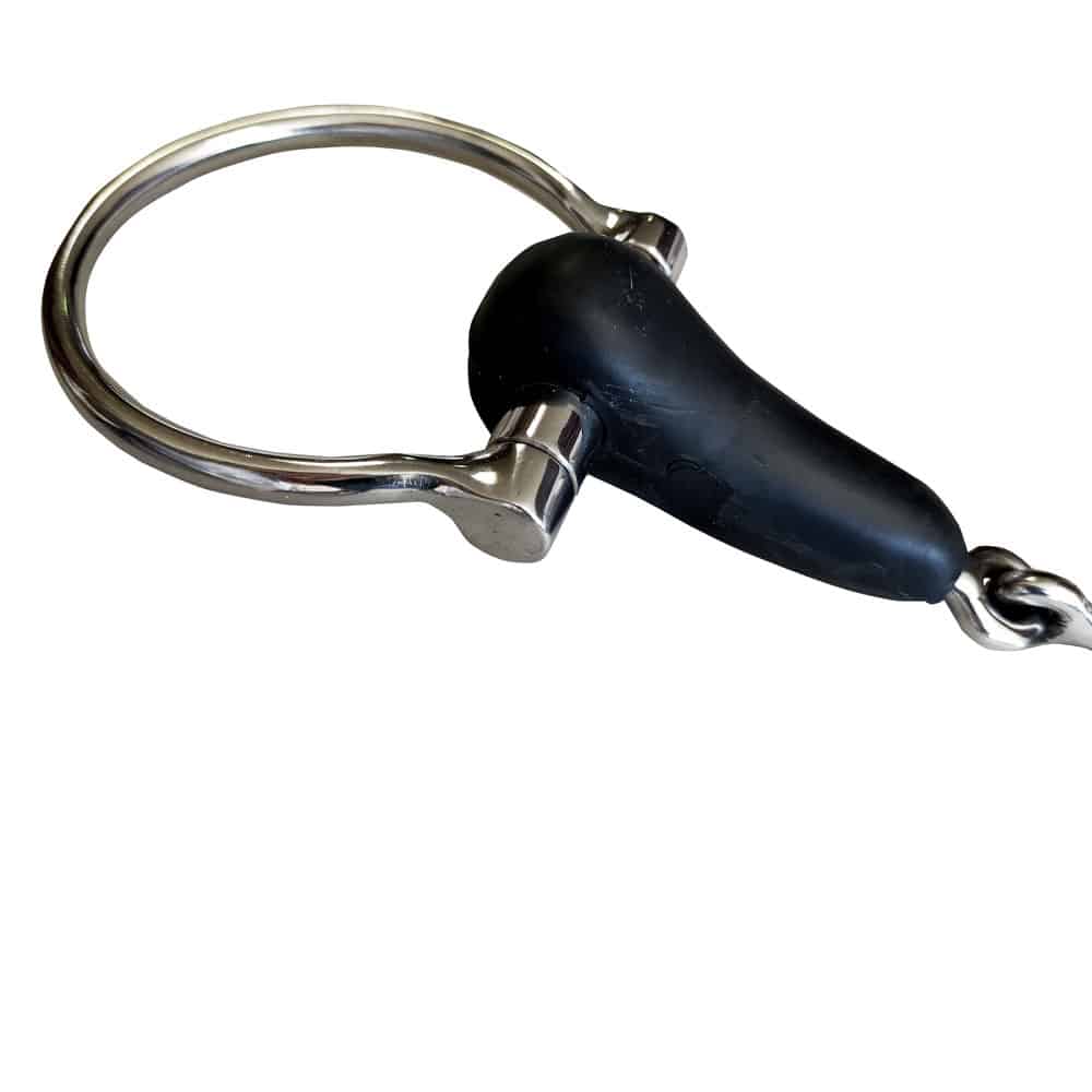 FILETE D INOX EMBOCADURA GOMA PARTIDO BBI-5146 - Tienda Hípica Online | D’Hispania ®