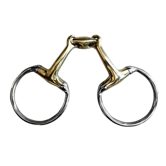 FILETE OLIVA INOX EMBOCADURA 3 PIEZAS BBI-5135 - Tienda Hípica Online | D’Hispania ®