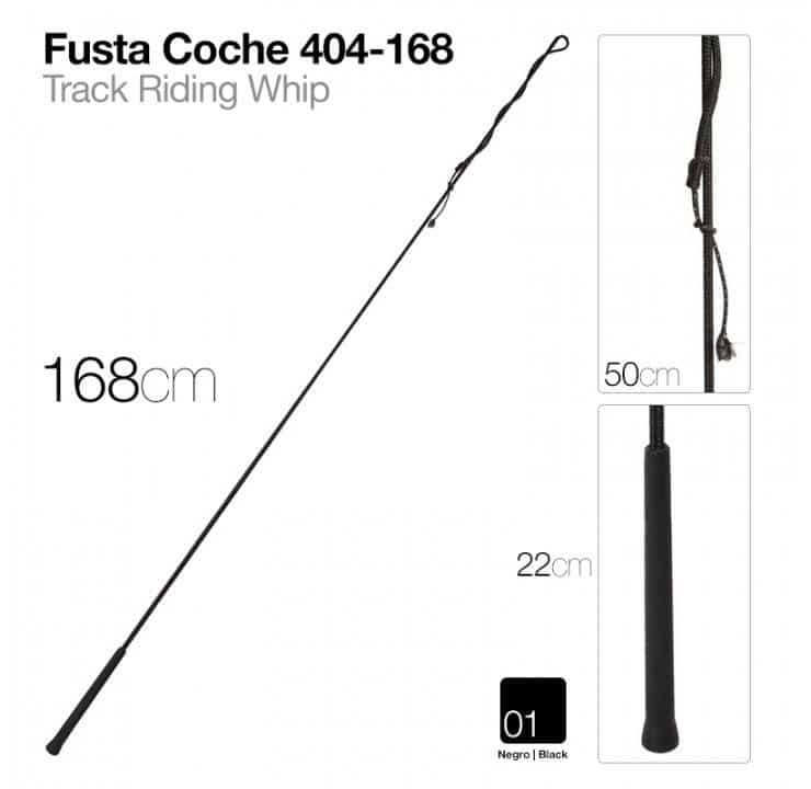 FUSTA COCHE 404-168 NEGRO 168cm - Tienda Hípica Online | D’Hispania ®