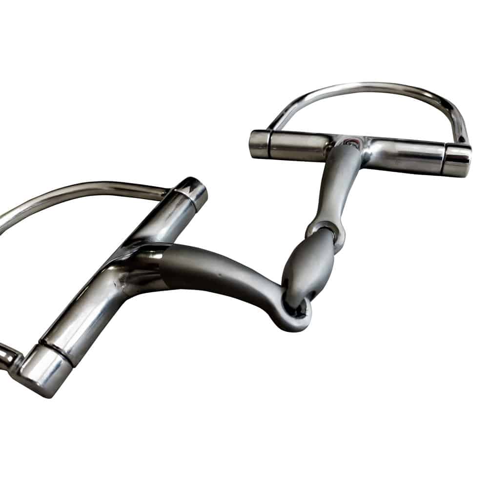 Filete D Inox Embocadura 3 Piezas BBI-5112 - Forma Ergonómica Acero - Tienda Hípica Online | D’Hispania ®