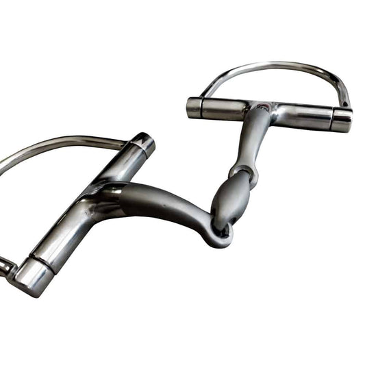 Filete D Inox Embocadura 3 Piezas BBI-5112 - Forma Ergonómica Acero - Tienda Hípica Online | D’Hispania ®