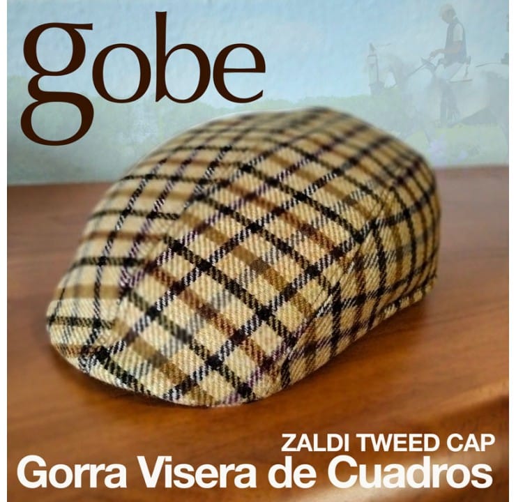 GORRA VISERA GOBE CUADROS - Tienda Hípica Online | D’Hispania ®