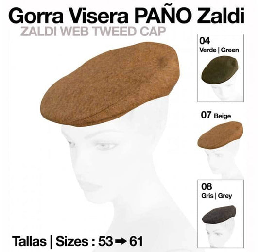 GORRA VISERA PAÑO ZALDI - Tienda Hípica Online | D’Hispania ®