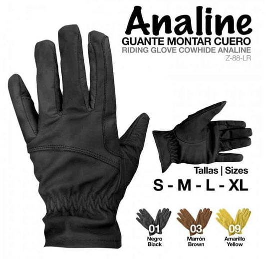 GUANTE MONTAR CUERO ANALINE - Tienda Hípica Online | D’Hispania ®