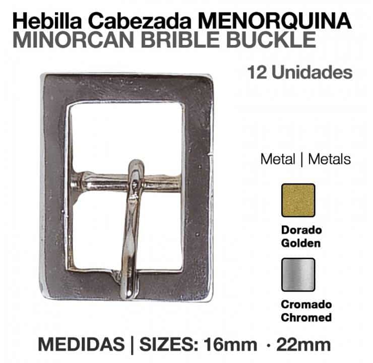 HEBILLA CABEZADA MENORQUINA 12uds - Tienda Hípica Online | D’Hispania ®