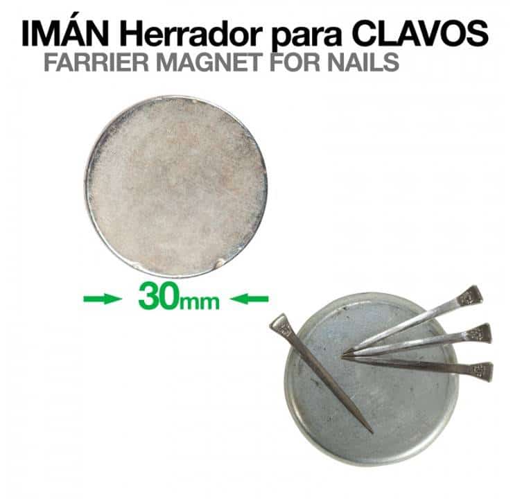 IMÁN HERRADOR PARA CLAVOS 30mm - Tienda Hípica Online | D’Hispania ®