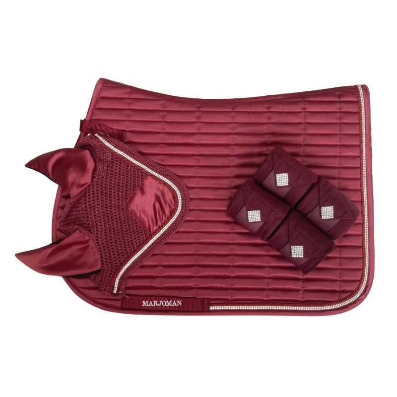 JUEGO DE MANTILLA CON BRILLANTES + OREJERAS + VENDAS - Tienda Hípica Online | D’Hispania ®