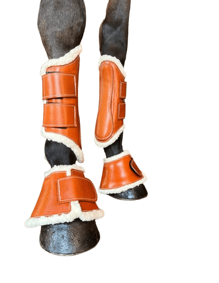 Juego de Campana y Protector de Borreguito Artesano - Tienda Hípica Online | D’Hispania ®