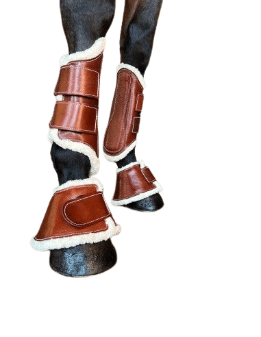 Juego de Campana y Protector de Borreguito Artesano - Tienda Hípica Online | D’Hispania ®