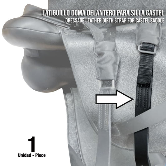 LATIGUILLO DOMA DELANTERO PARA SILLA CASTEL NEGRO - Tienda Hípica Online | D’Hispania ®