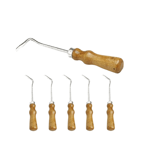 LIMPIACASCOS CON MANGO MADERA 24466 6uds - Tienda Hípica Online | D’Hispania ®