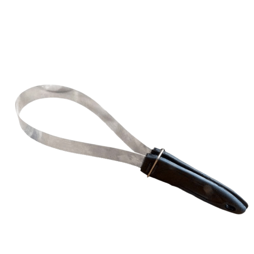 LIMPIASUDOR FLEJE CON DIENTES MANGO GOMA 743 - Tienda Hípica Online | D’Hispania ®