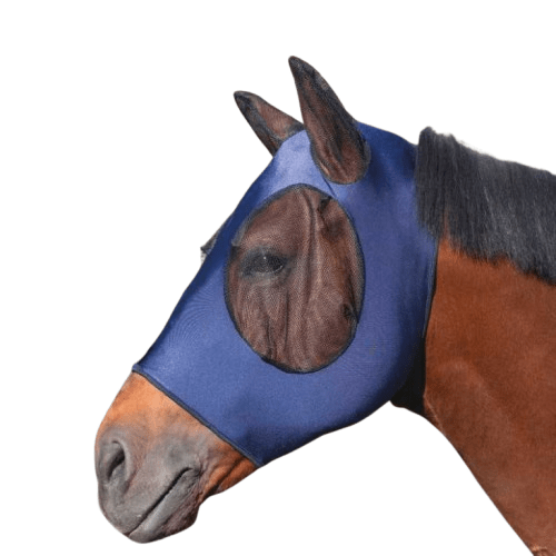 MÁSCARA ANTIMOSCAS ELÁSTICA CON CIERRE DE VELCRO USG - Tienda Hípica Online | D’Hispania ®