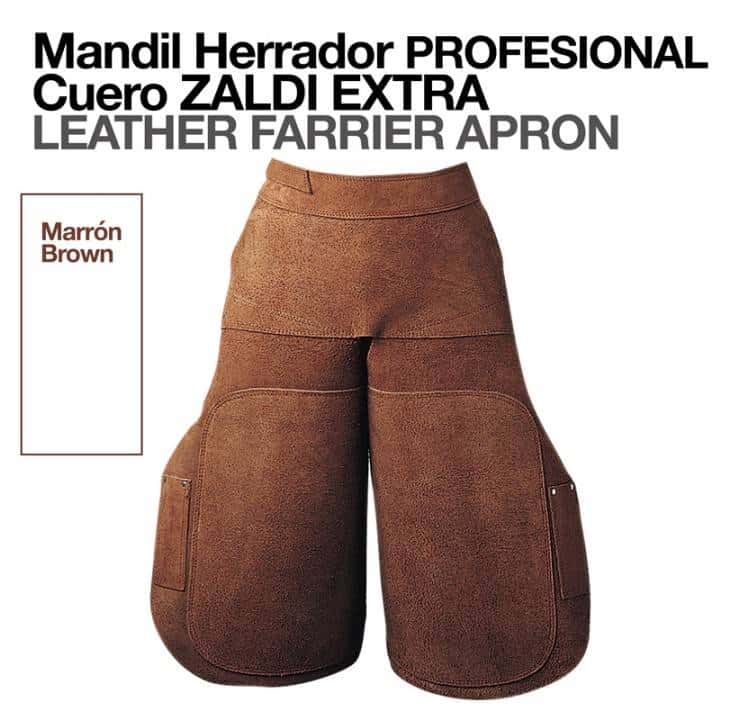 MANDIL HERRADOR PROFESIONAL CUERO ZALDI EXTRA - Tienda Hípica Online | D’Hispania ®