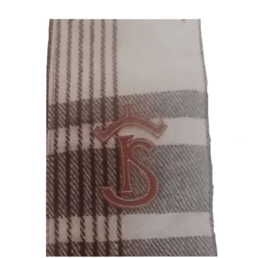 MANTA ESTRIBERA LANA CON INICIALES - Tienda Hípica Online | D’Hispania ®