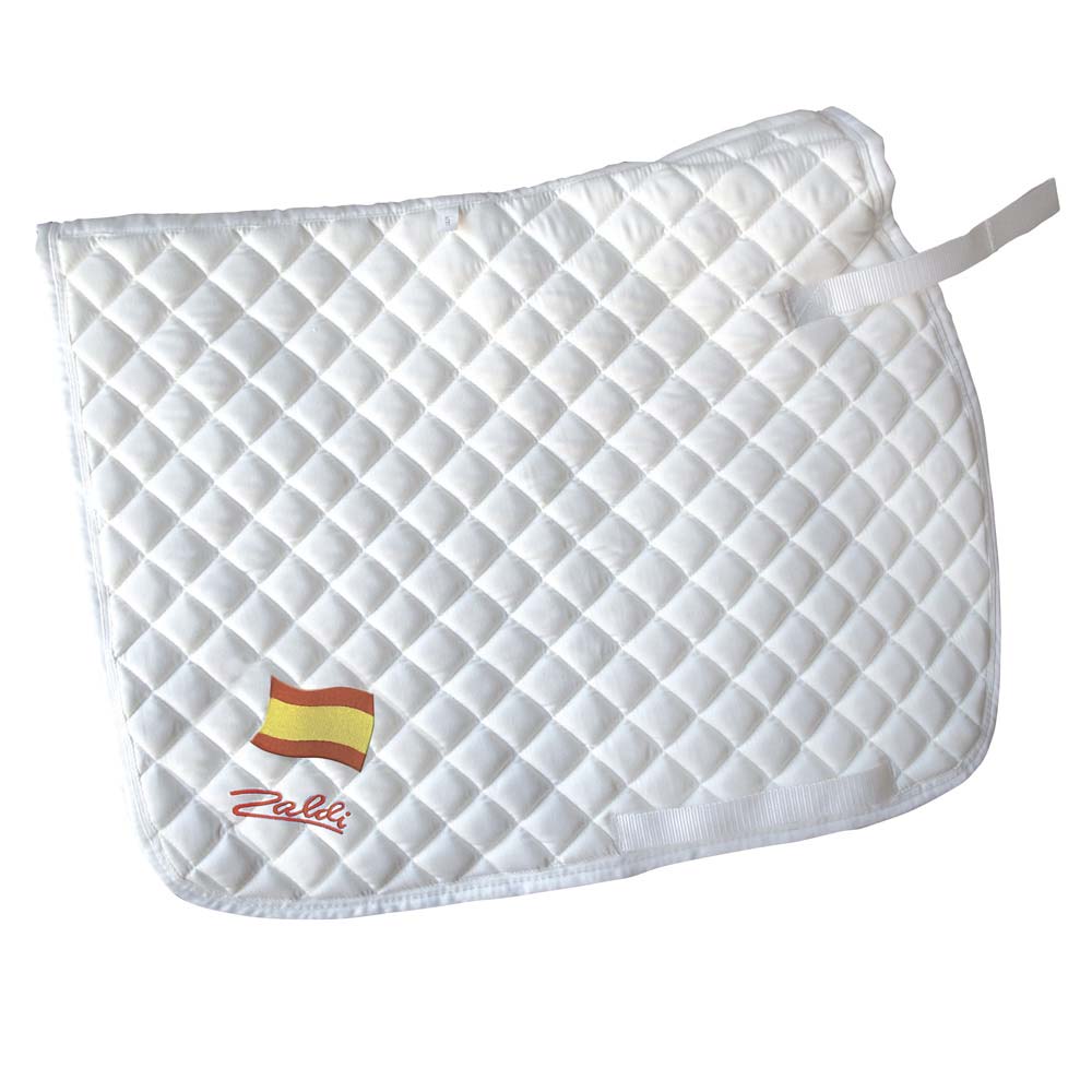 MANTILLA DOMA REAL FEDERACIÓN HÍPICA ESPAÑOLA BLANCO - Tienda Hípica Online | D’Hispania ®