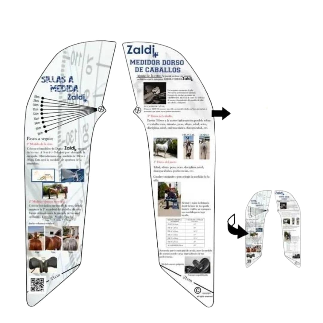 MEDIDOR DORSO ZALDI PARA CABALLO - Tienda Hípica Online | D’Hispania ®