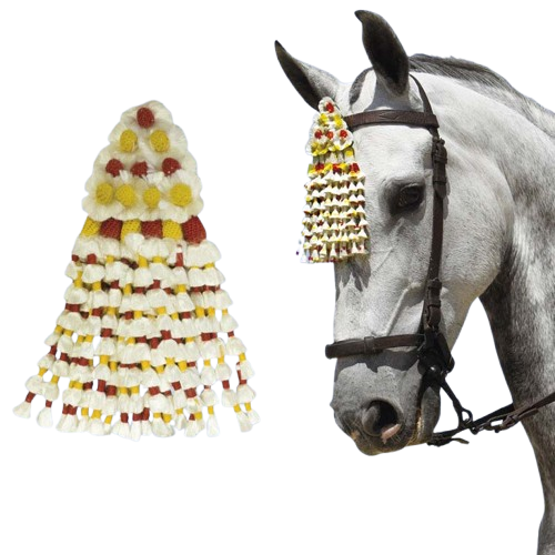 MOSQUERO VAQUERO SEDA NATURAL BORLAS - Tienda Hípica Online | D’Hispania ®