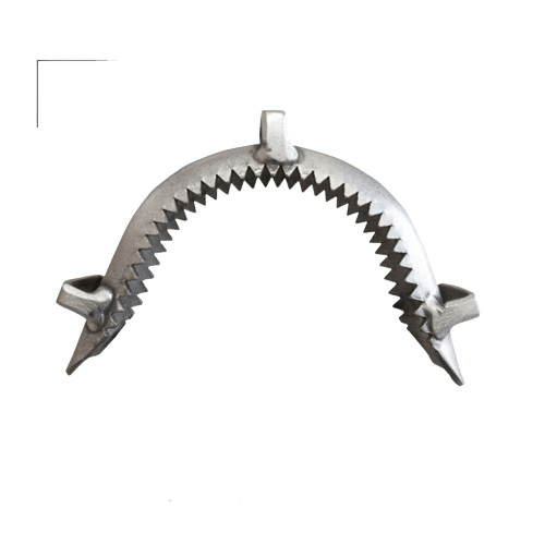 MUSEROLA VAQUERA 3 PASADORES METÁLICOS INOX - Tienda Hípica Online | D’Hispania ®