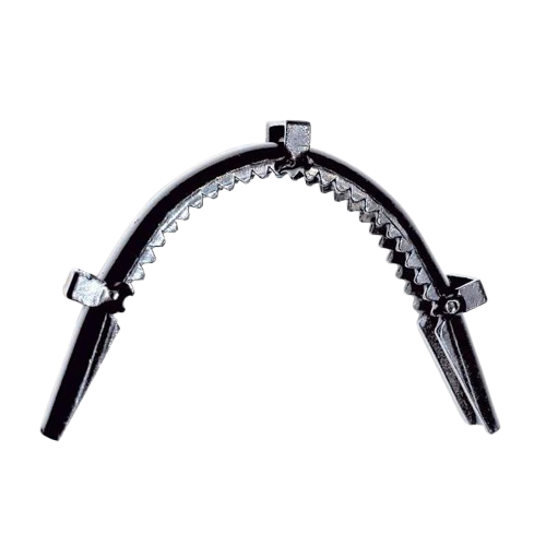 MUSEROLA VAQUERA 3 PASADORES METÁLICOS PAVONADO - Tienda Hípica Online | D’Hispania ®