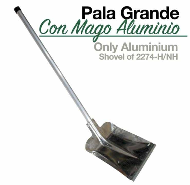 PALA CON MANGO ALUMINIO GRANDE 2274-H/NH - Tienda Hípica Online | D’Hispania ®
