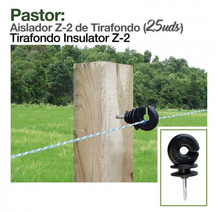 PASTOR: AISLADOR Z-2 DE TIRAFONDO 25uds - Tienda Hípica Online | D’Hispania ®