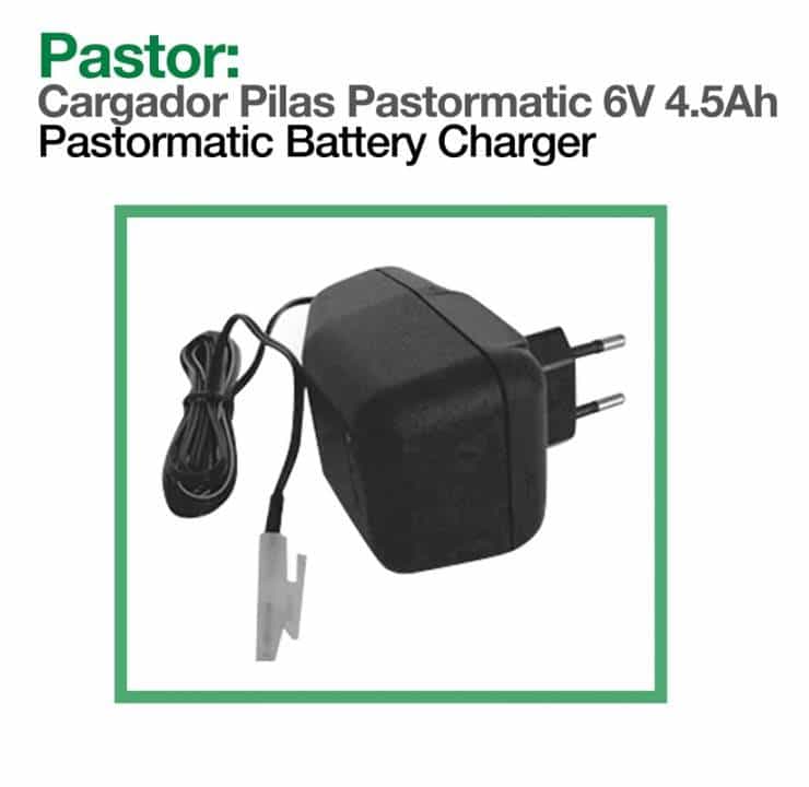 PASTOR: CARGADOR PILAS PASTORMATIC 6V 4.5Ah - Tienda Hípica Online | D’Hispania ®