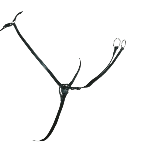 PECHOPETRAL CUERO CON MARTINGALA 1909 - Tienda Hípica Online | D’Hispania ®