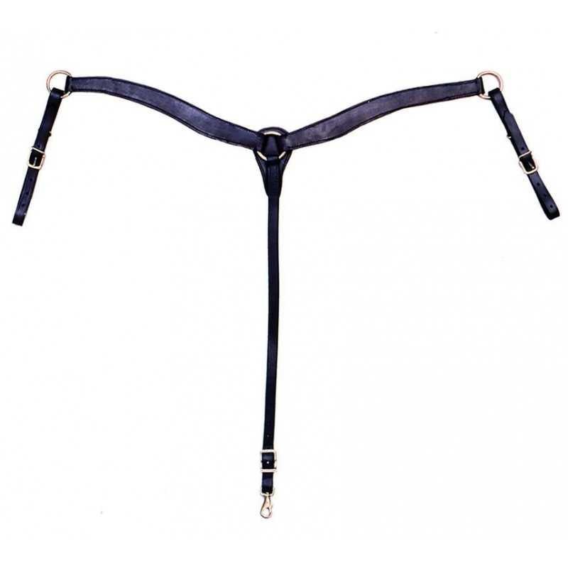 PECHOPETRAL TEJANO EN CUERO LISO - Tienda Hípica Online | D’Hispania ®