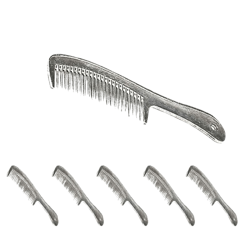 PEINE ALUMINIO CON MANGO 24621 6uds - Tienda Hípica Online | D’Hispania ®