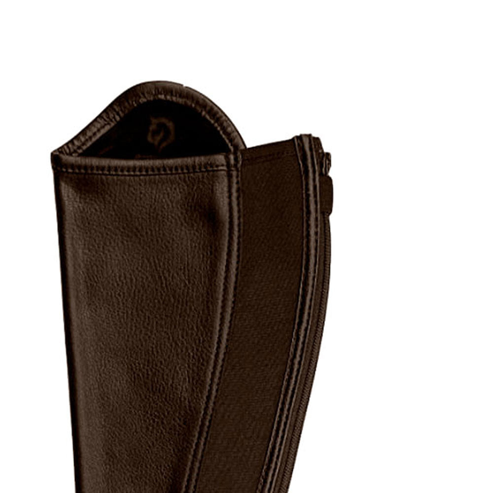 POLAINA CUERO CON ELÁSTICO ZALDI T+T MC002 - Tienda Hípica Online | D’Hispania ®