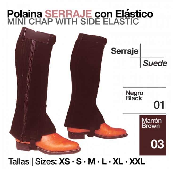 POLAINA SERRAJE CON ELÁSTICO - Tienda Hípica Online | D’Hispania ®