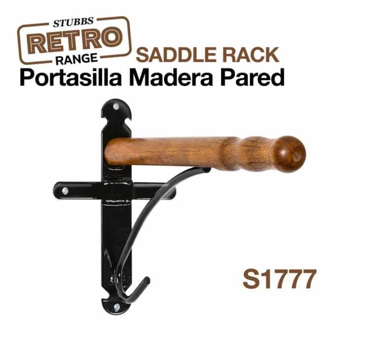 PORTASILLA MADERA PARED STUBBS RETRO RANGE S1777 - Tienda Hípica Online | D’Hispania ®