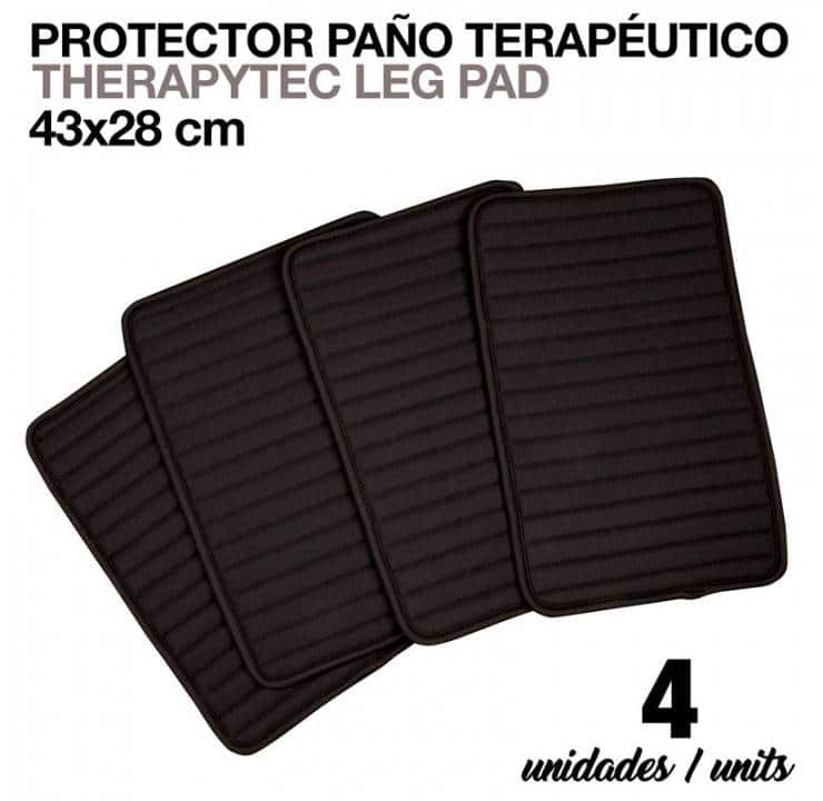 PROTECTOR PAÑO TERAPEUTICO 43x28cm NEGRO 4-UNIDADES - Tienda Hípica Online | D’Hispania ®