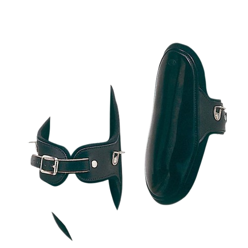 PROTECTOR TROTÓN CUERO RODILLA Nº2 HB-109 NEGRO - Tienda Hípica Online | D’Hispania ®
