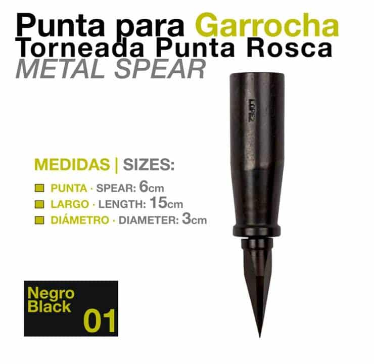 PUNTA PARA GARROCHA TORNEADA PUNTA ROSCADA - Tienda Hípica Online | D’Hispania ®