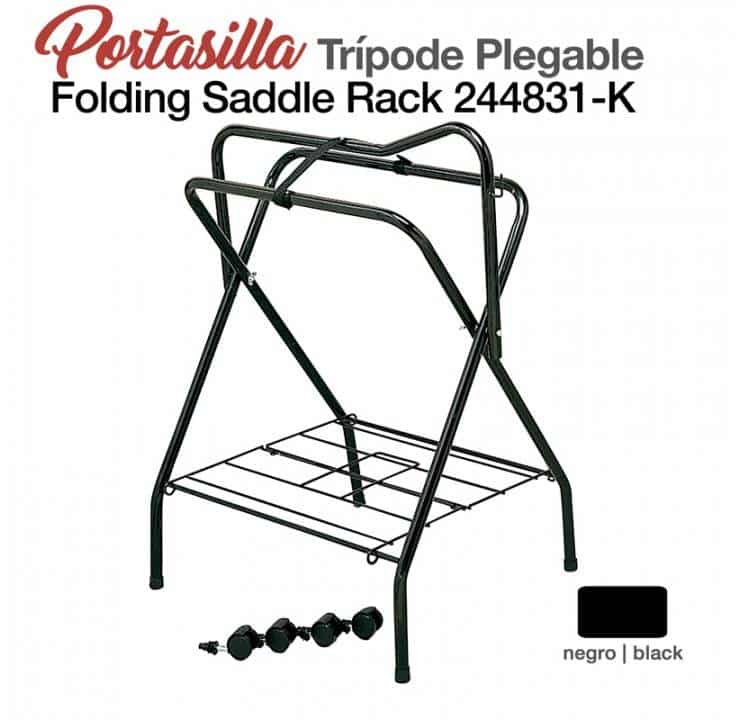 Portasilla Trípode Plegable 244831-K - Tienda Hípica Online | D’Hispania ®