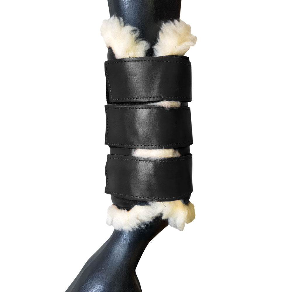 Protector Trabajo Cuero Borreguillo Pie - Máxima Protección Confort - Tienda Hípica Online | D’Hispania ®