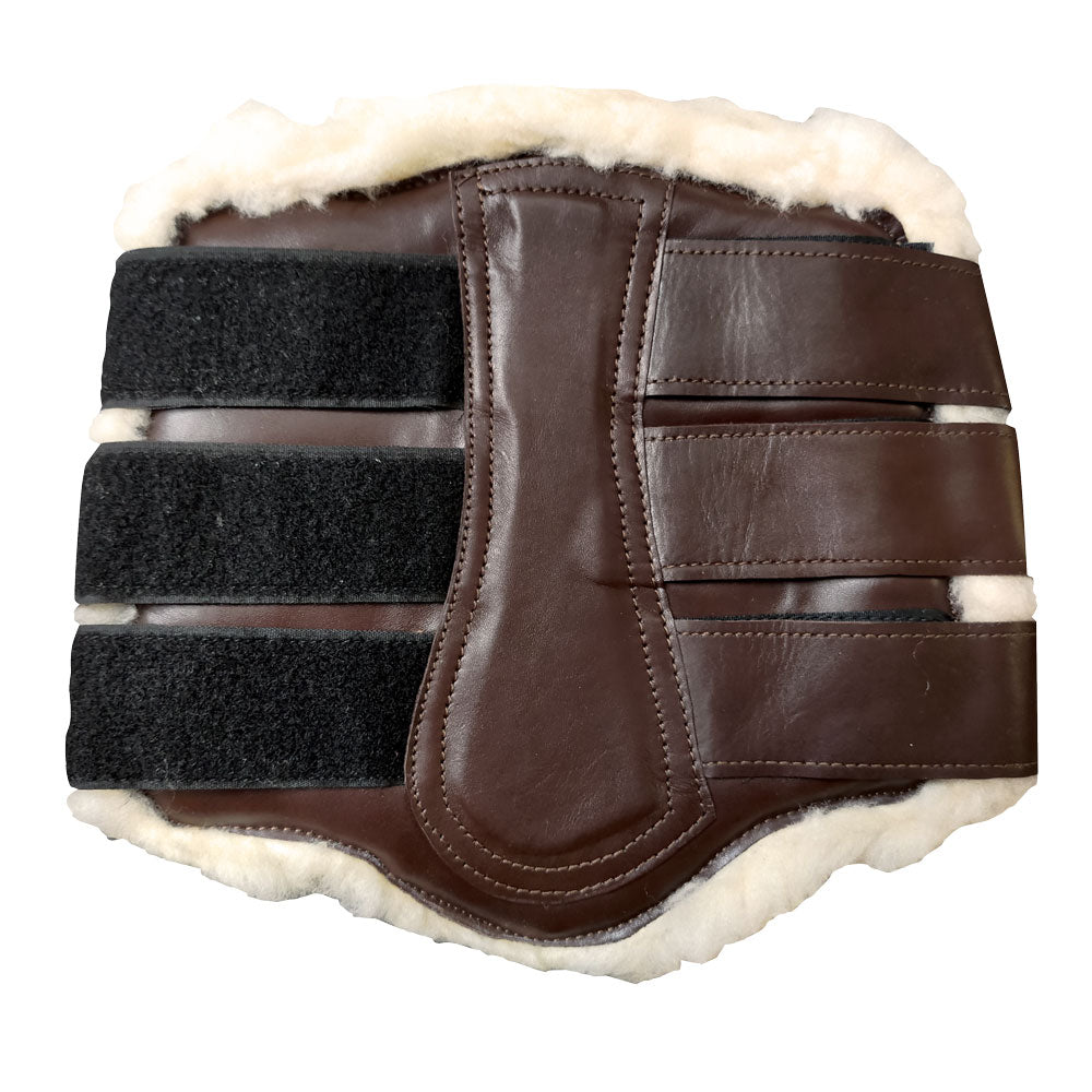 Protector Trabajo Cuero Borreguillo Pie - Máxima Protección Confort - Tienda Hípica Online | D’Hispania ®