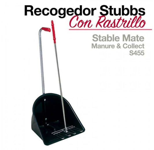 RECOGEDOR CON RASTRILLO STUBBS S455 - Tienda Hípica Online | D’Hispania ®
