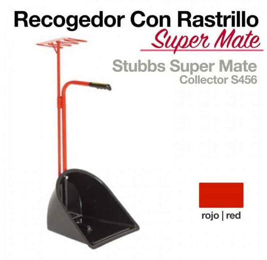 RECOGEDOR CON RASTRILLO SUPER MATE S456 - Tienda Hípica Online | D’Hispania ®