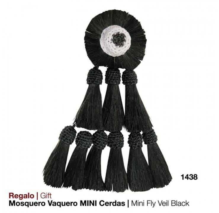 REGALO MOSQUERO VAQUERO MINI CERDAS 1438 NEGRO - Tienda Hípica Online | D’Hispania ®
