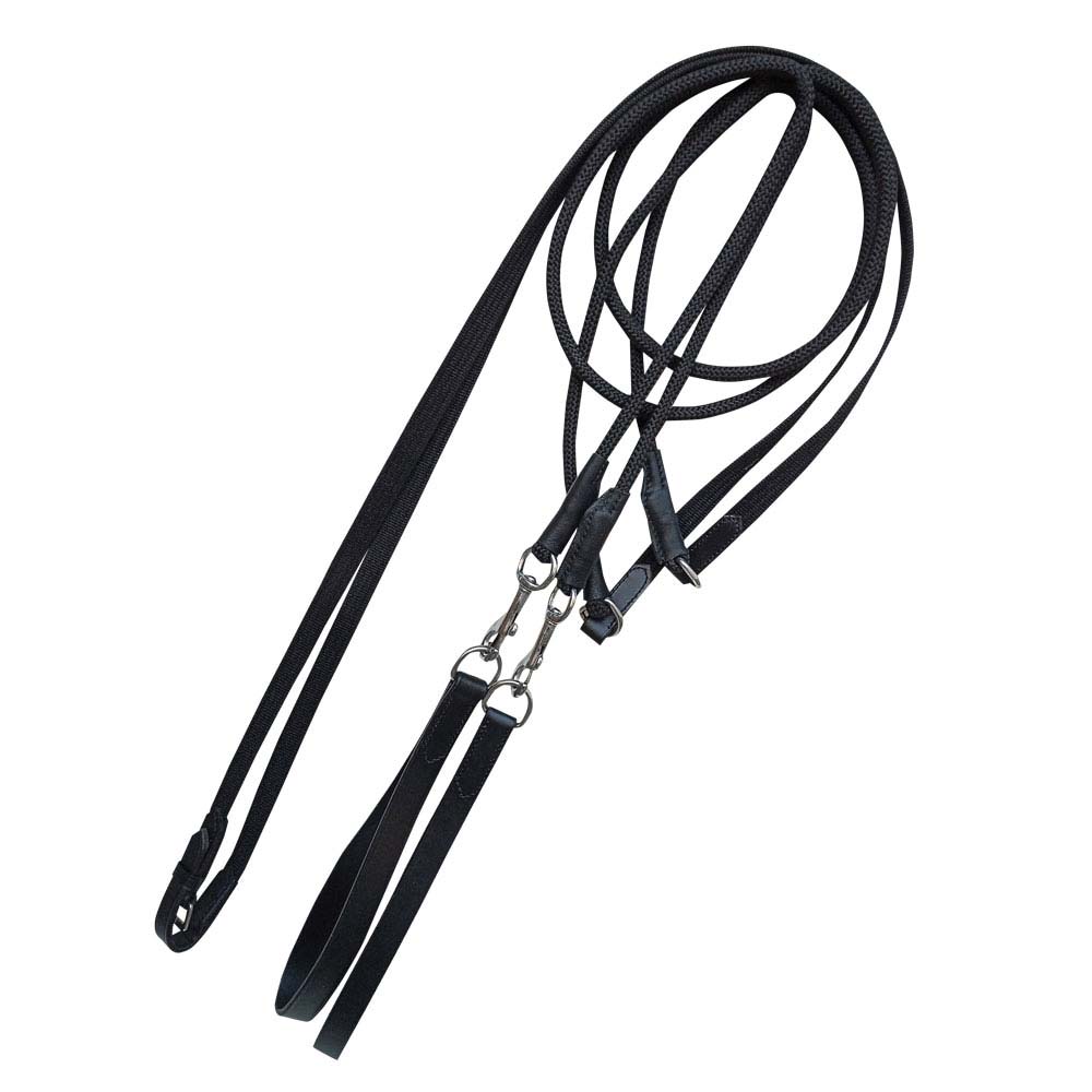 RIENDAS ALEMANAS CUERO/CORDÓN 1052 - Tienda Hípica Online | D’Hispania ®