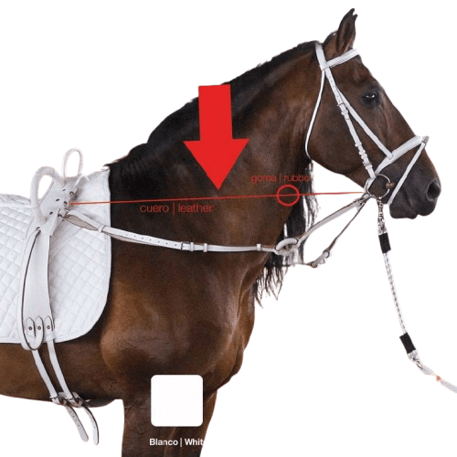 RIENDAS ATAR CUERO GOMA CORTA - Tienda Hípica Online | D’Hispania ®