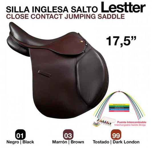 SILLA INGLESA SALTO LESTTER - Tienda Hípica Online | D’Hispania ®