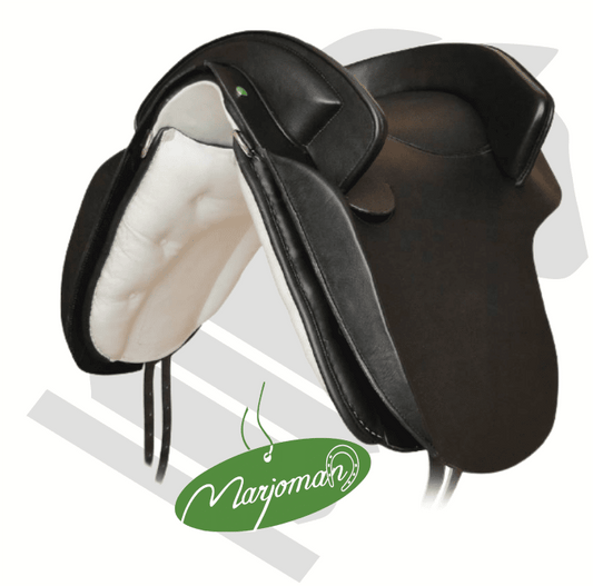 SILLA MARJOMAN POTRERA JEREZ RODILLERA TACO CUERO - Cuero Excepcional Jinetes Exigentes - Tienda Hípica Online | D’Hispania ®