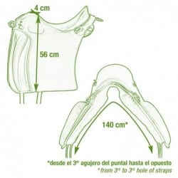 SILLA MARJOMAN RELVAS LUSITANIA - Tienda Hípica Online | D’Hispania ®