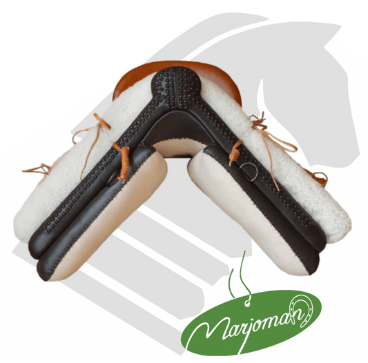 SILLA MARJOMAN VAQUERA CORDERO MOTEADA - Tienda Hípica Online | D’Hispania ®