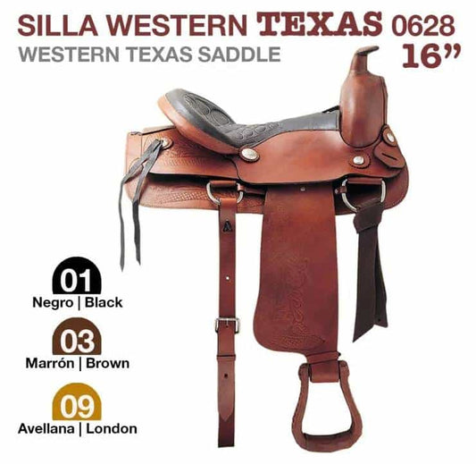 SILLA WESTERN TEXAS 0628 16 - Tienda Hípica Online | D’Hispania ®