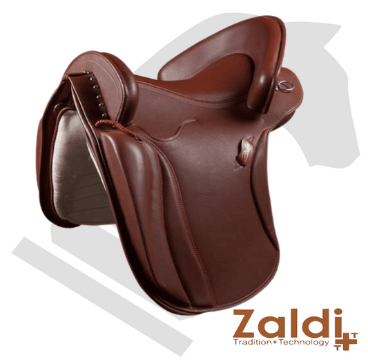 SILLA ZALDI CAMPERA RONDA - Elegancia Doma Campera Pieles Europeas Crupón Boxcalf Premium - Tienda Hípica Online | D’Hispania ®